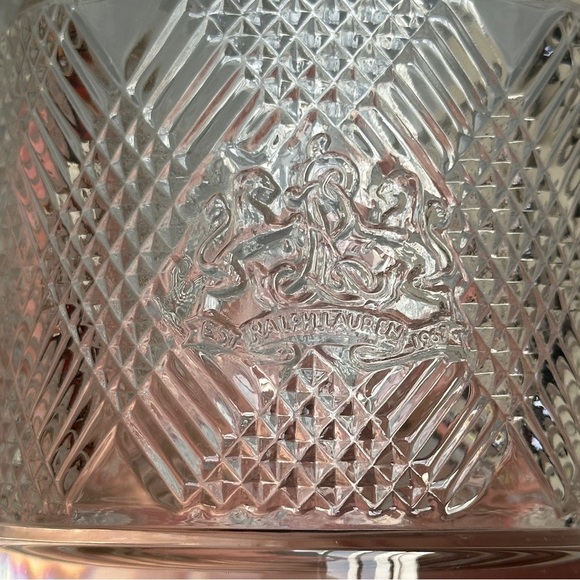 Ralph Lauren Safari Double Old Fashioned Glasses Set of 4 Whiskey Tumblers - Picture 7 of 14